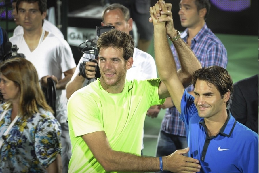 Del Potro: Federer je nejlepším tenistou všech dob a má na to být zase světovou jedničkou
